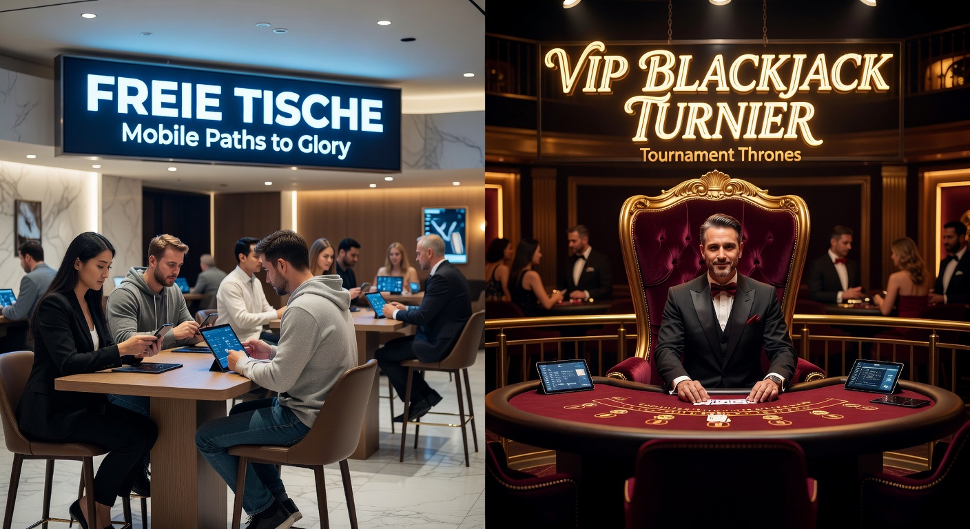 Smartphone mit Blackjack-App auf einem Tisch mit Chips und Karten, symbolisiert mobilen Einstieg in Casino-Spiele